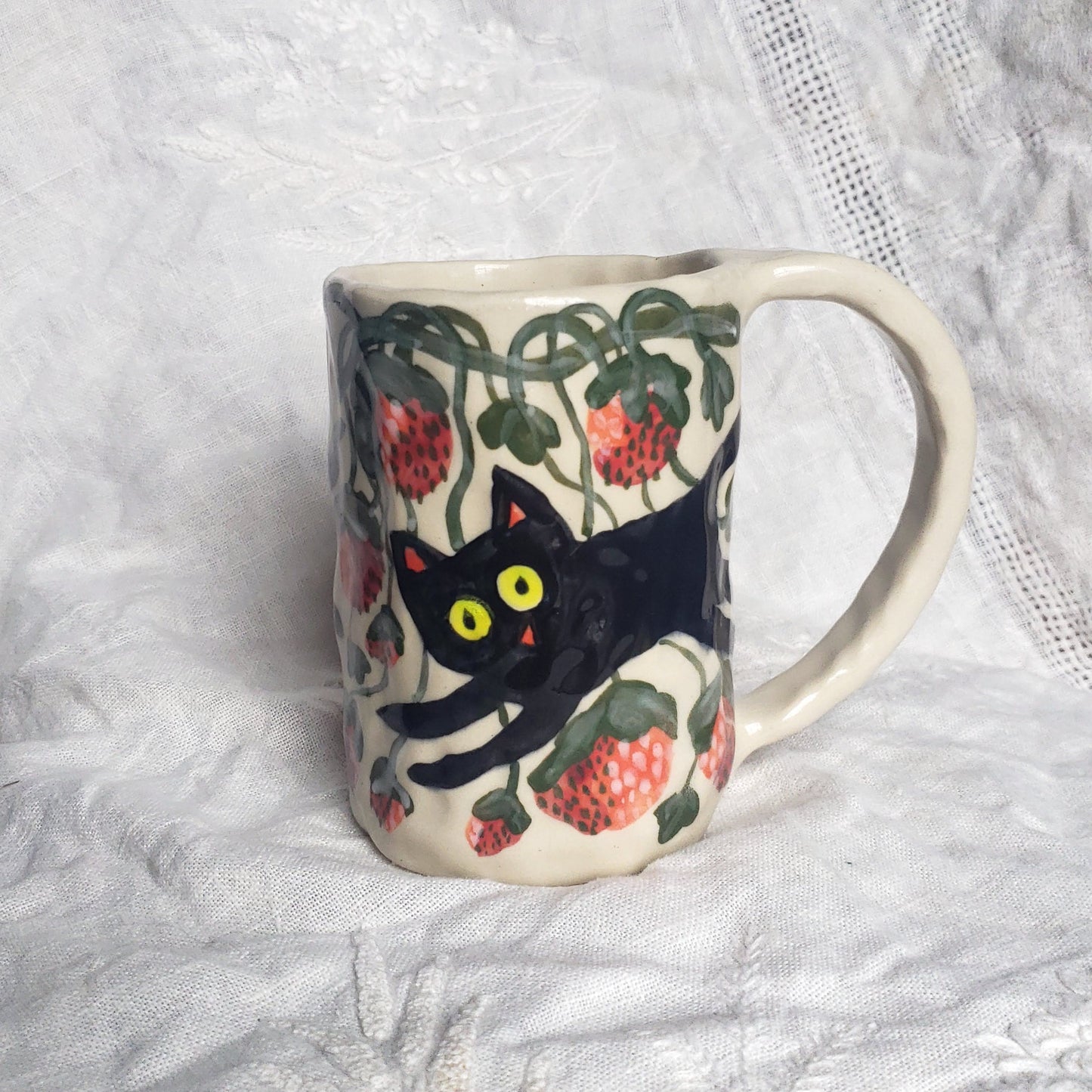 Stein - Black Cats in Strawberry Season