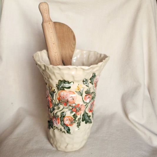 SECOND - Vase / Utensil Holder - Tomato Season