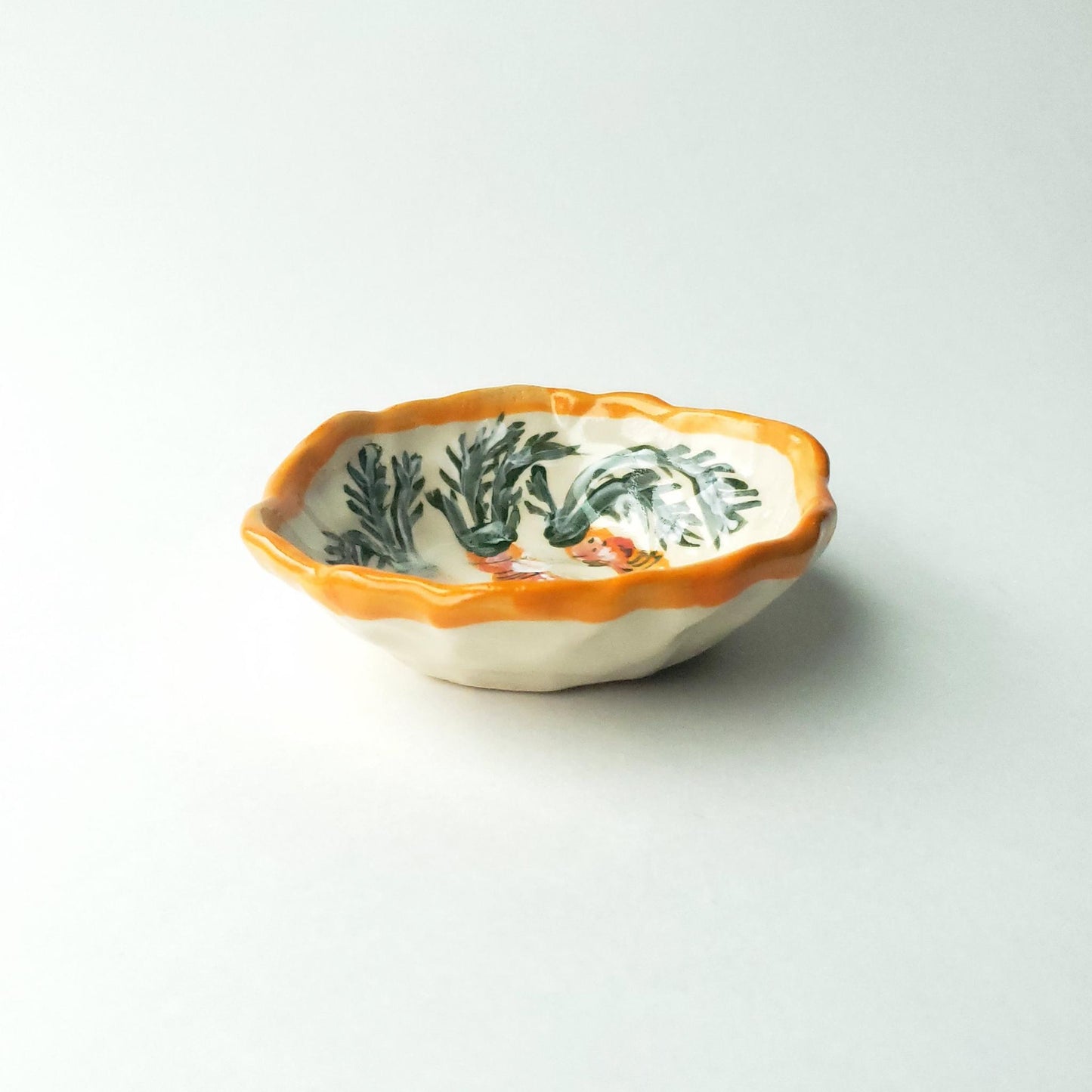 Small Bowl - Carrot Bouquet